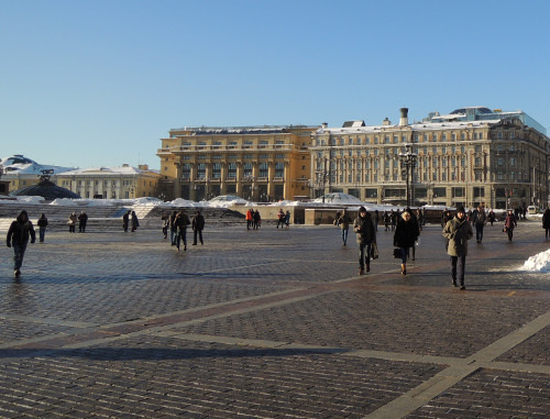 Москва, Манежная площадь. Фото: Shakko, http://commons.wikimedia.org