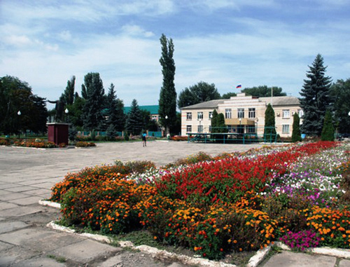 Центр станицы Лысогорской. фото:  органы местного самоуправления муниципального образования станицы Лысогорской Георгиевского района Ставропольского края, станица-лысогорская.рф