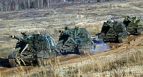 Военная техника 58-й армии Южного военного округа на полевых занятиях, которые проходят на 6 полигонах в Северо-Кавказском регионе России и в Южной Осетии. Фото: http://function.mil.ru/news_page/country/more.htm?id=12003163@egNews