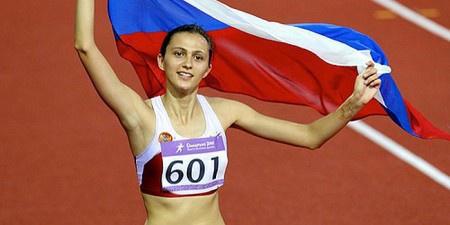 Легкоатлетка Мария Кучина. Фото http://kbrria.ru/sport/mariya-kuchina-vklyuchena-v-sostav-olimpiyskoy-sbornoy-14346