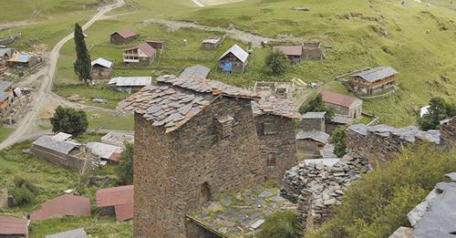 Высокогорный район Тушетия. Фото: CC BY-SA 2.0 / Flikr / Andrzej Wójtowicz / Tusheti - Omalo