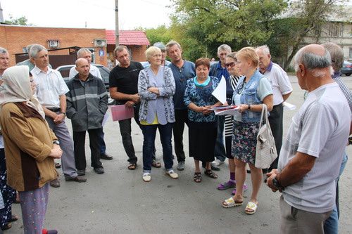 Бывшие сотрудники "Кингкоула" на пикете в Гуково, 7 сентября 2019 года, Гуково. Фото Вячеслава Прудникова для «Кавказского узла»