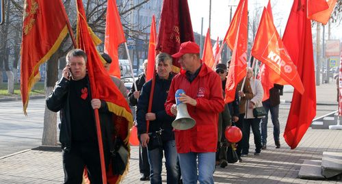 Митинг в Шахтах. 7 ноября 2019 года. Фото Вячеслава Прудникова для "Кавказского узла"