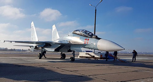 Истребитель Су-30СМ. Фото: пресс-служба Западного военного округа Минобороны России https://function.mil.ru/news_page/country/more.htm?id=12206474@egNews