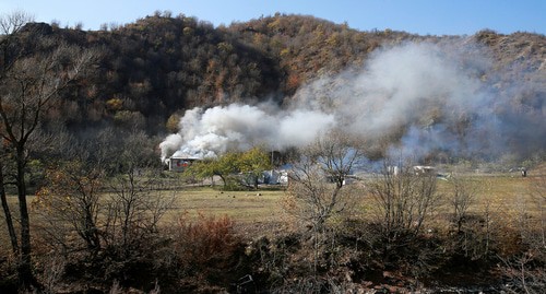 Село Черектар Нагорного Карабаха, которое вскоре будет передано Азербайджану. Фото:  REUTERS/Stringer