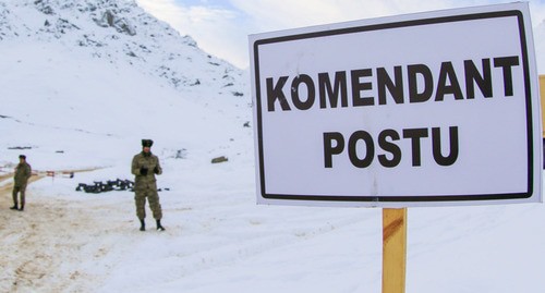 Пост азербайджанской армии в Нагорном Карабахе. Фото Азиза Каримова для "Каввказского узла"