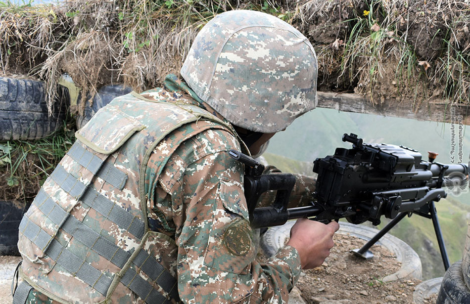 Боевая позиция в армянской армии. Фото пресс-службы МО Армении https://mil.am/hy/news/8402