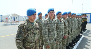 Азербайджанские военнослужащие. Фото Азиза Каримова для "Кавказского узла"