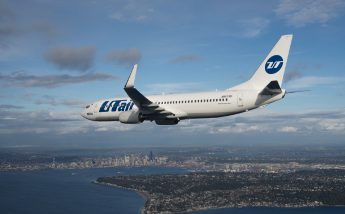 Самолет авиакомпании UTAIR. Фото: https://www.utair.ru/