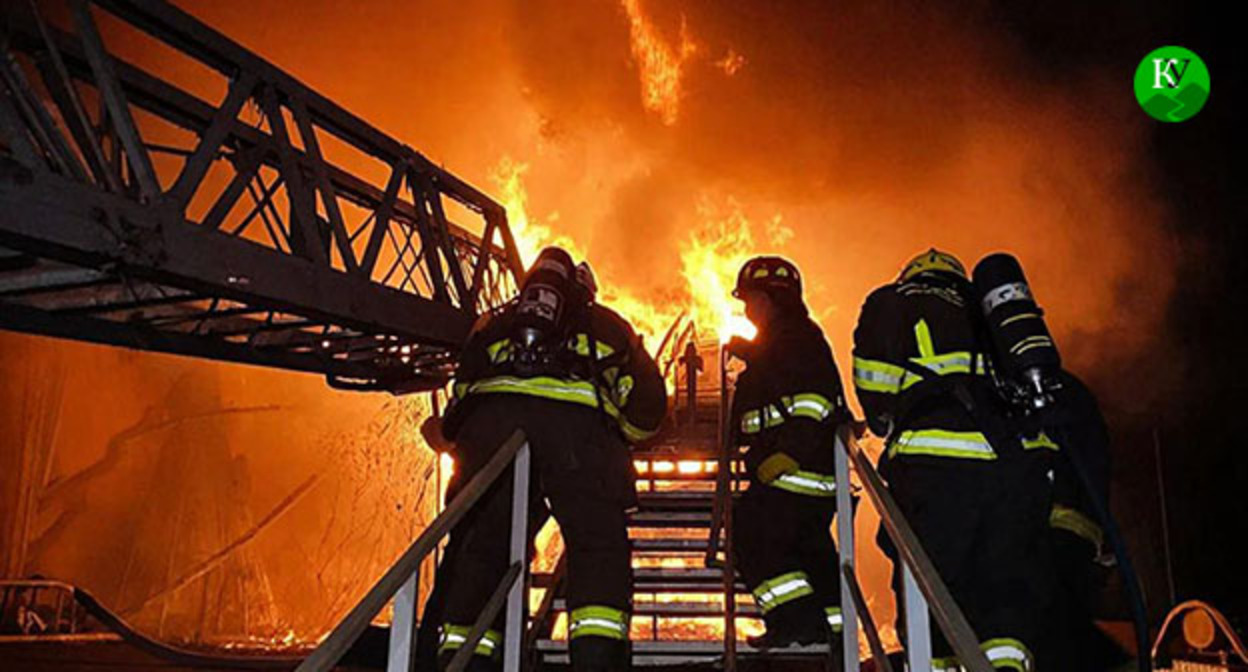 Тушение пожара. Иллюстрация создана "Кавказским узлом" при помощи ИИ в программе Copilot Тушение пожара. Иллюстрация создана "Кавказским узлом" при помощи ИИ в программе Copilot