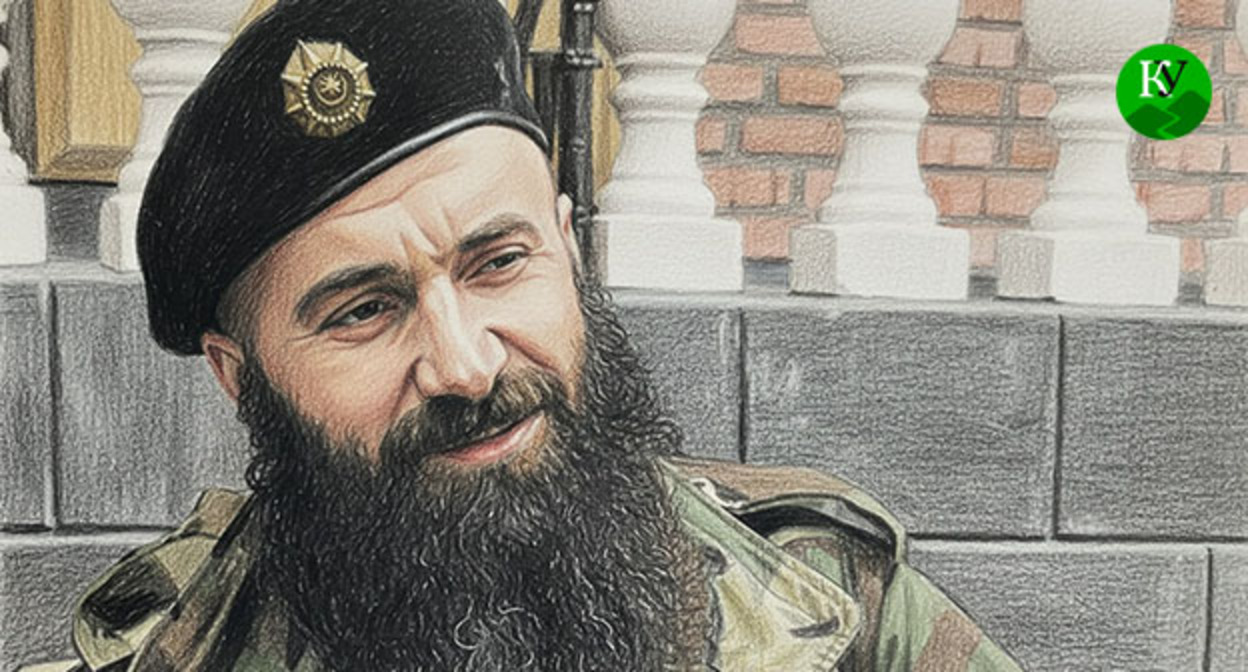 Шамиль Басаев. Иллюстрация создана "Кавказским узлом" при помощи ИИ в программе Copilot Шамиль Басаев. Иллюстрация создана "Кавказским узлом" при помощи ИИ в программе Copilot
