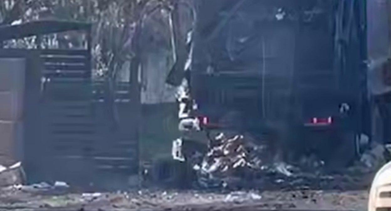 Место взрыва во Владикавказе. Скриншот фото Mash Gor от 17.04.26, https://t.me/mash_gor/10321. Место взрыва во Владикавказе. Скриншот фото Mash Gor от 17.04.26, https://t.me/mash_gor/10321.