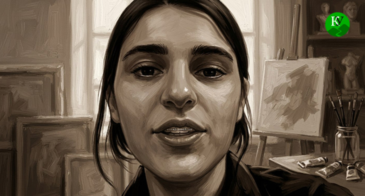 Айшат Хизриева. Иллюстрация создана "Кавказским узлом" при помощи ИИ в программе Copilot Айшат Хизриева. Иллюстрация создана "Кавказским узлом" при помощи ИИ в программе Copilot