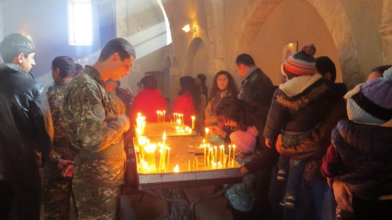 Рождество Христово. Церковь Св. Аруюна. г.Гадрут